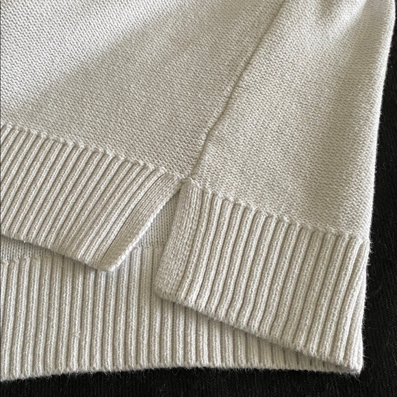 Quince 100% Organic Cotton Cropped Cardigan Faux Tortoise Buttons Size Medium - Picture 12 of 16